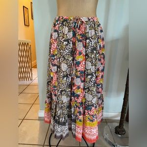 (NWOT) Anthropologie Rosalee Midi Skirt Size S